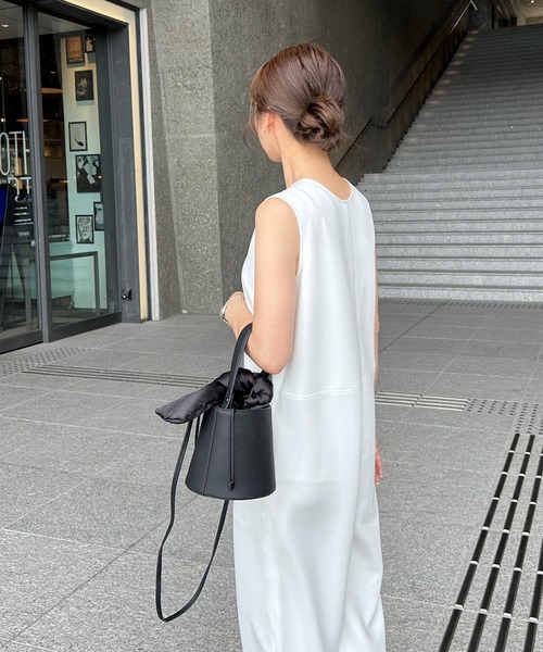 ショルダーバッグ バッグ 「 maiさんコラボ 」 本革 2WAY バケツ型