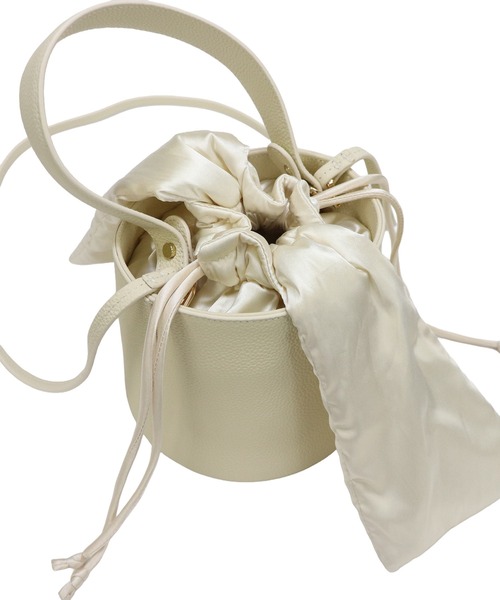 ショルダーバッグ バッグ 「 maiさんコラボ 」 本革 2WAY バケツ型