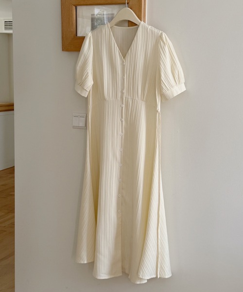 「DAY CLOSET」 半袖ワンピース FREE クリーム レディース_画像4