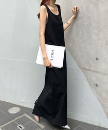 「Futier land」 ノースリーブワンピース MEDIUM ブルー レディースの画像5