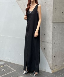 「Futier land」 ノースリーブワンピース MEDIUM ブルー レディースの画像9