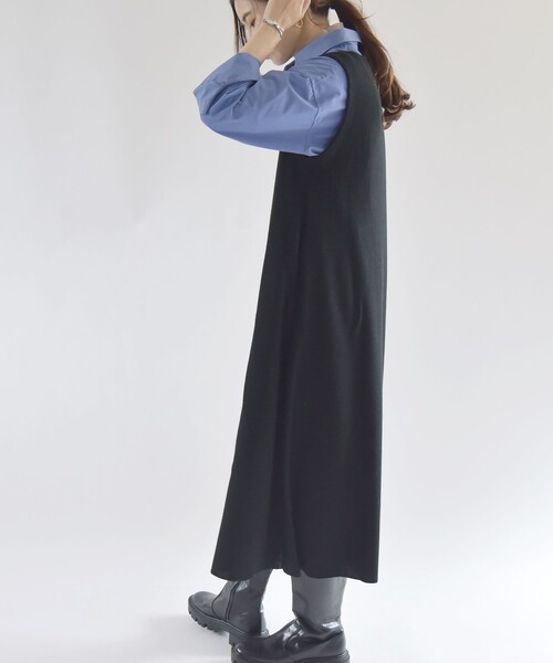 「quaranciel」 ノースリーブワンピース ONE SIZE ベージュ レディース_画像5