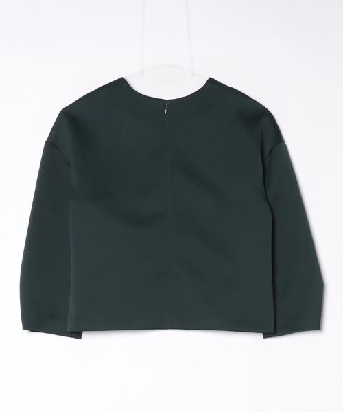 [Demi-Luxe BEAMS] 7 минут рукав cut and sewn 36 зеленый женский 