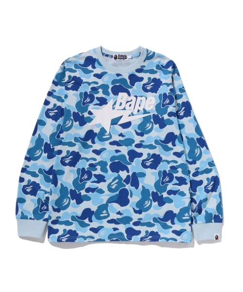 A BATHING APE（アベイシングエイプ） tシャツ ABC CAMO BAPE STA LS