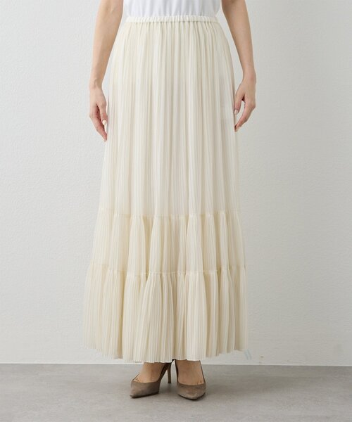 Whim Gazette（ウィム ガゼット） スカート オーガンジーティアード