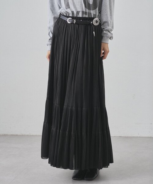 Whim Gazette（ウィム ガゼット） スカート オーガンジーティアード