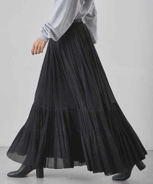 Whim Gazette（ウィム ガゼット） スカート オーガンジーティアード