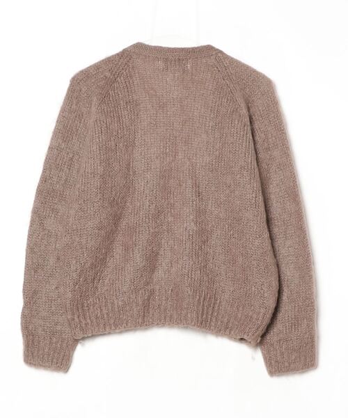 「Harley of Scotland」 ニットカーディガン FREE ベージュ レディース_画像2