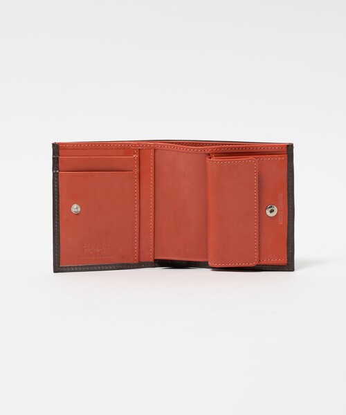 二つ折り財布 財布 「別注」「BEORMA LEATHER COMPANY」S0211 2TONE WALLET/ウォレット メンズの画像