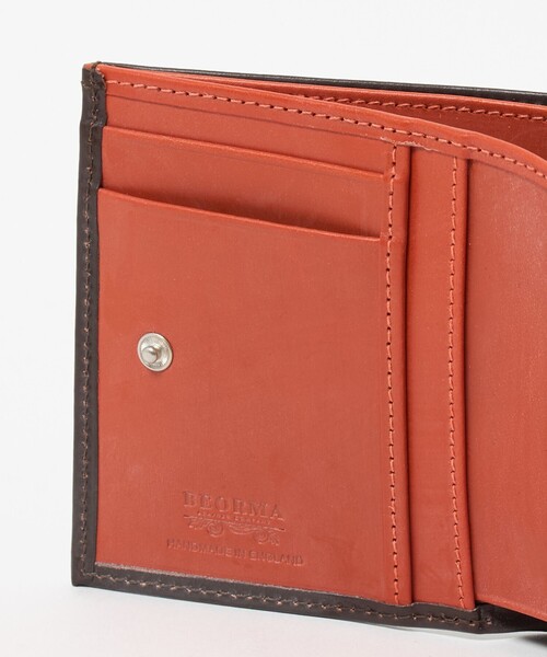二つ折り財布 財布 「別注」「BEORMA LEATHER COMPANY」S0211 2TONE WALLET/ウォレット メンズの画像