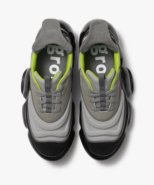 grounds（グラウンズ） スニーカー MOOPIE NAZCA LACE - gray メンズ