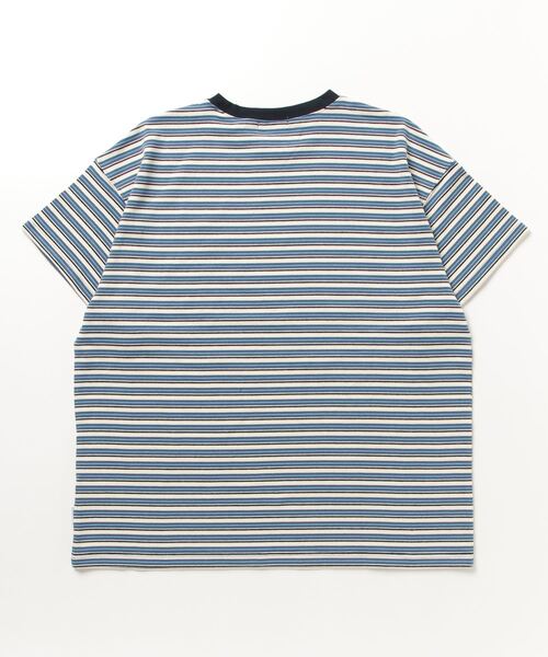 「BROKEN BASE」 半袖Tシャツ MEDIUM ネイビー メンズ_画像2