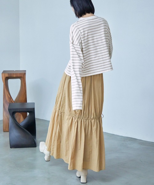 「Fashion Letter」 長袖カットソー M ピンク レディース_画像9