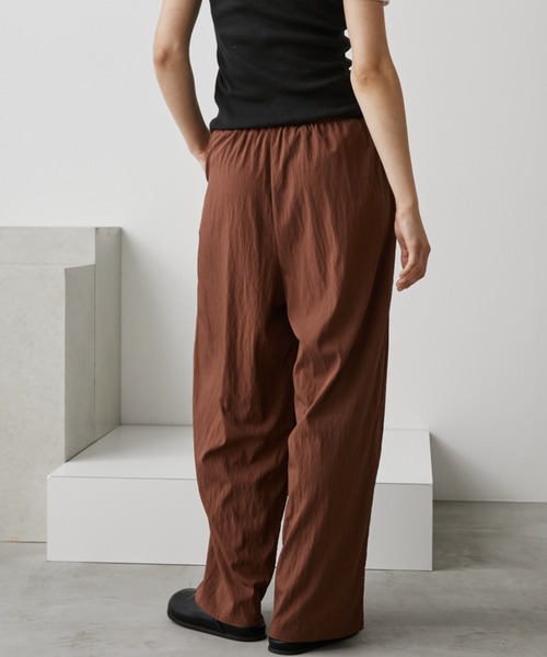 「Auntie Rosa Holiday」 イージーパンツ MEDIUM ブラック レディース_画像5