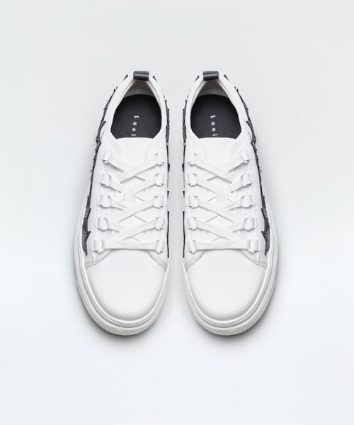 「Lucida」 ローカットスニーカー 38 シルバー レディース_画像5