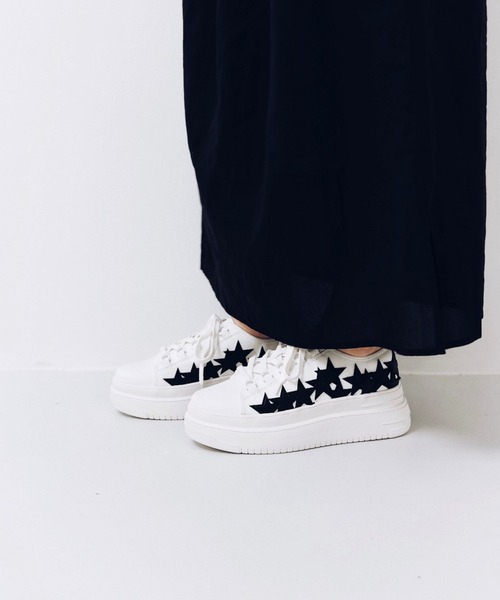 「Lucida」 ローカットスニーカー 38 シルバー レディース_画像7