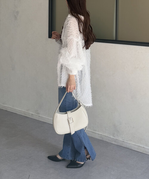 「Thevon」 長袖シャツ FREE ブラック レディース_画像8