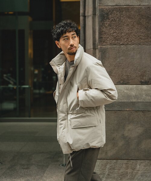 「+phenix」 ダウンコート MEDIUM ブラック メンズ_画像8