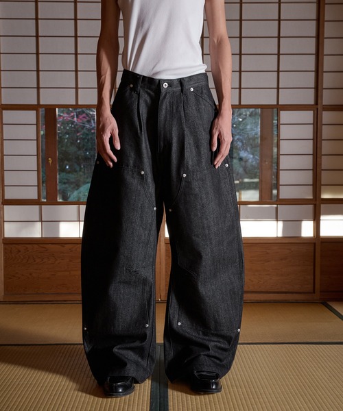 kutir（クティール） ジーンズ DOUBLE KNEE CURVE BUGGY RIGID DENIM