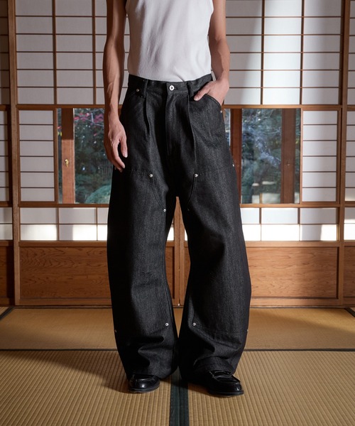 kutir（クティール） ジーンズ DOUBLE KNEE CURVE BUGGY RIGID DENIM