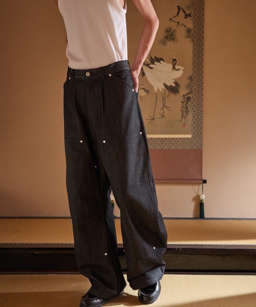 kutir（クティール） ジーンズ DOUBLE KNEE CURVE BUGGY RIGID DENIM