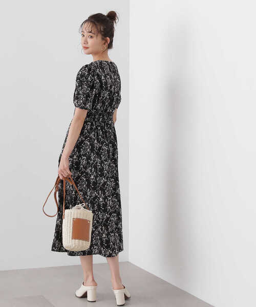 「N.（N. Natural Beauty Basic）」 半袖ワンピース MEDIUM ホワイト系その他 レディースの画像