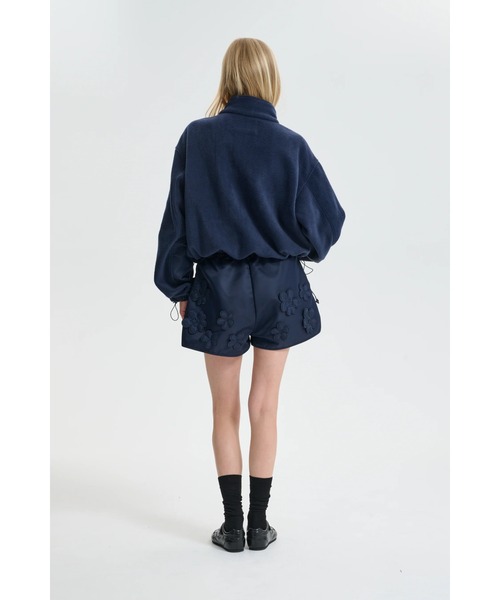 ANORAK WITH HALF ZIP AND PATCH POCKET レディースの画像