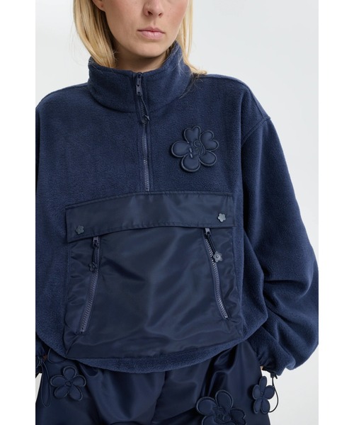 ANORAK WITH HALF ZIP AND PATCH POCKET レディースの画像