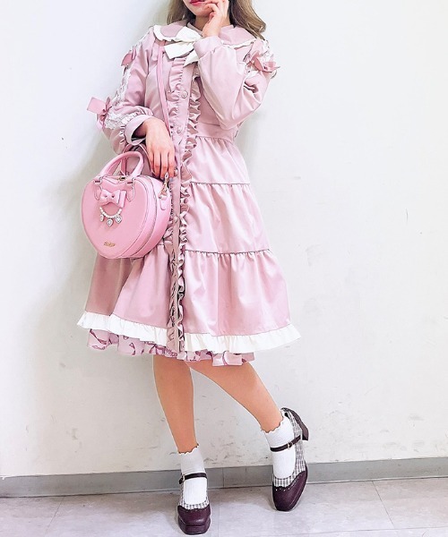 期間限定　Whimpy コート　新品　アンティークローズ　ピンク 期間限定Whimpy コート新品アンティークローズピンク