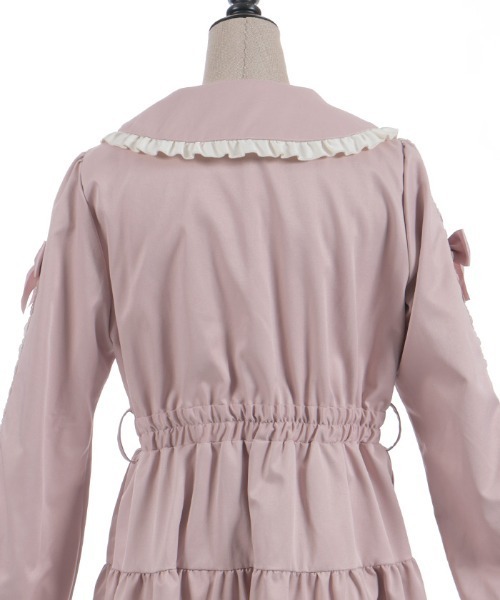axes femme POETIQUE ダッフルコート コート バイカラーワンピース