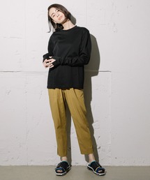 「MARECHAL TERRE」 イージーパンツ 1 ブラック レディースの画像7