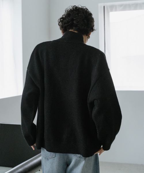 VION カーディガン ダブルジップニットカーディガン / Double Zip Knit