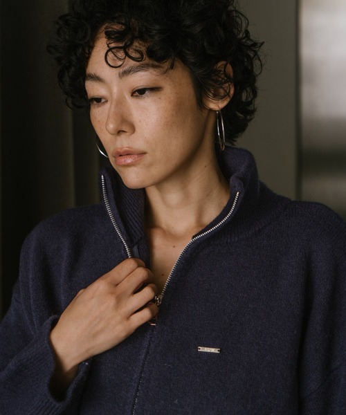 VION カーディガン ダブルジップニットカーディガン / Double Zip Knit
