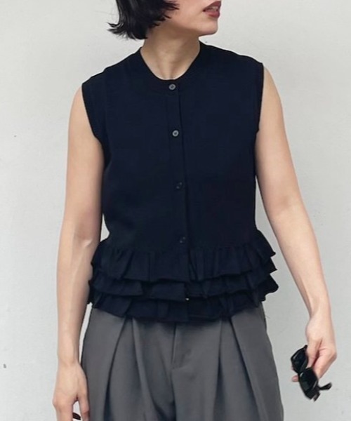 Henon. ニット セーター フリルニット レディース : ZOZOTOWN Yahoo!店