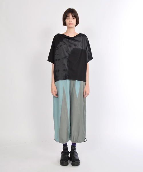 「gomme」 イージーパンツ MEDIUM ネイビー レディース_画像3