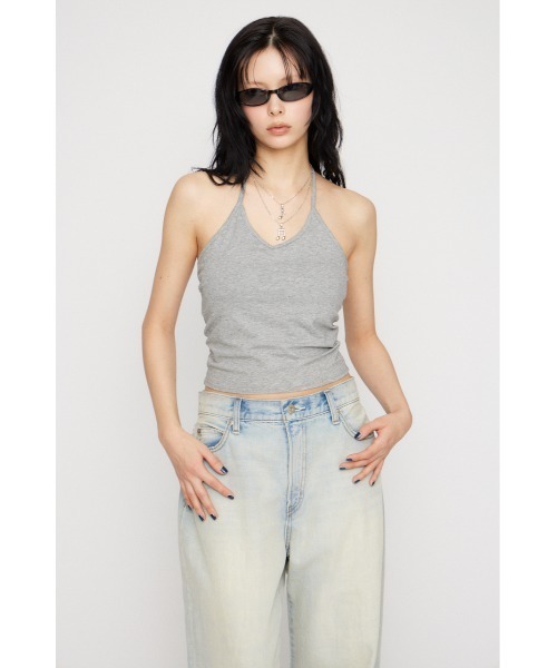 LAGUA GEM（ラグアジェム） カップ付き キャミソール HALTER NECK CUP