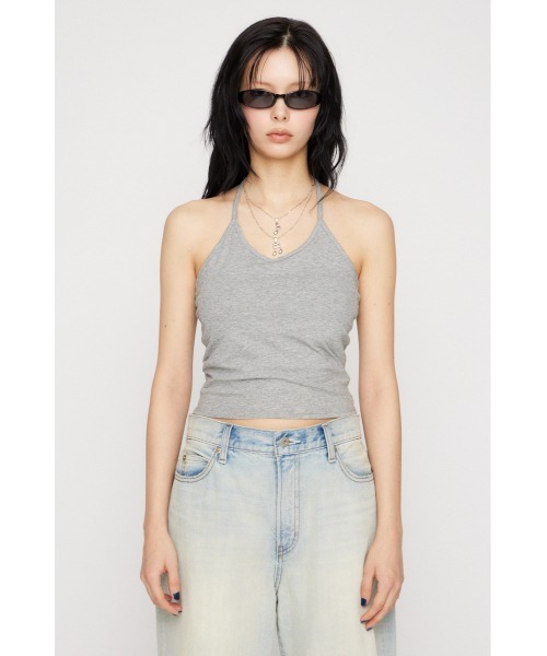 LAGUA GEM（ラグアジェム） カップ付き キャミソール HALTER NECK CUP