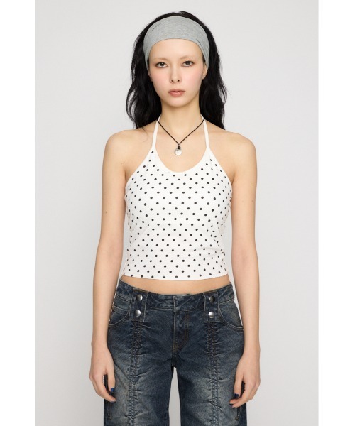 LAGUA GEM（ラグアジェム） カップ付き キャミソール HALTER NECK CUP