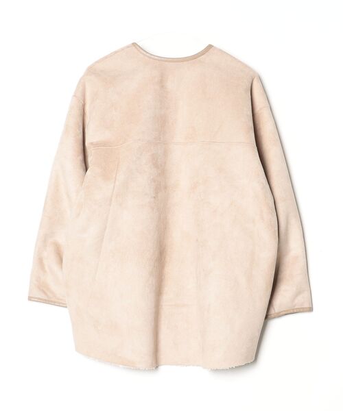 「Torrazzo Donna」 ノーカラーコート - ベージュ レディース_画像2