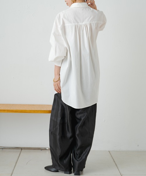 「Omekashi」 イージーパンツ 38 グレー レディース_画像7