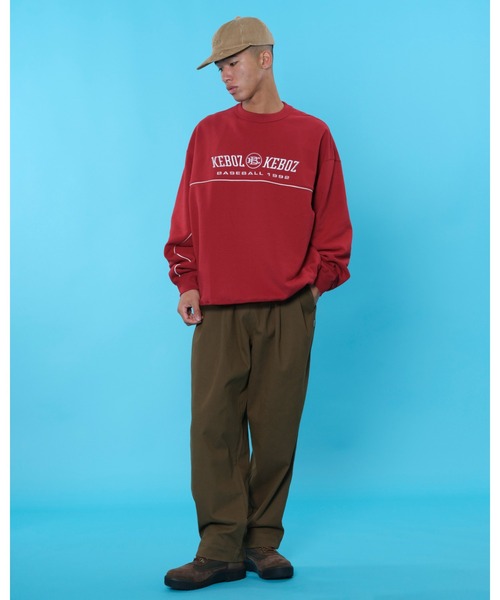 KEBOZ（ケボズ） トレーナー スウェット FB SWEAT CREWNECK メンズ 