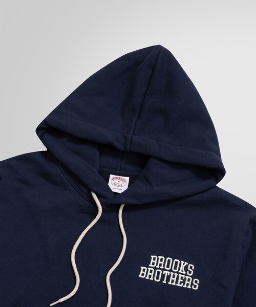 「BROOKS BROTHERS」 プルオーバーパーカー SMALL オートミール メンズの画像
