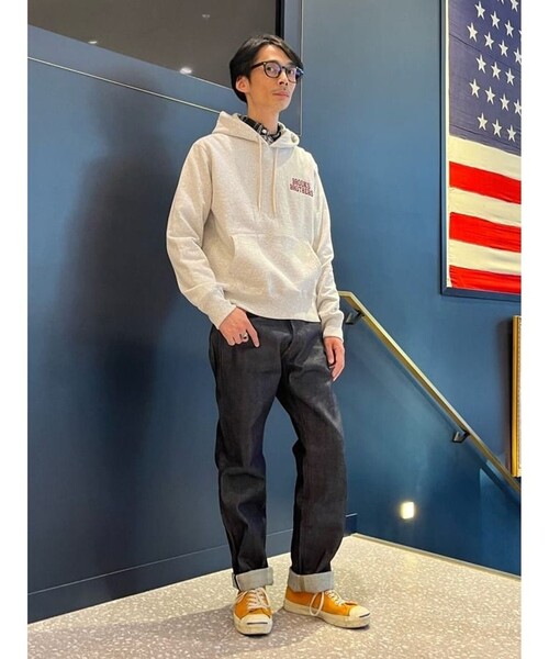 「BROOKS BROTHERS」 プルオーバーパーカー SMALL オートミール メンズの画像