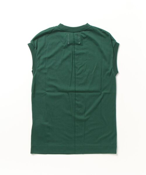 「Demi-Luxe BEAMS」 半袖カットソー ONE SIZE グリーン レディース_画像2