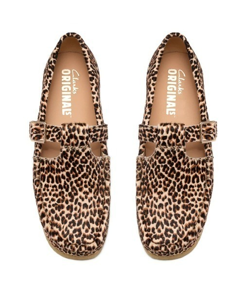 Clarks（クラークス） ブーツ 「Clarks」Wallabee T Bar Leopard Print
