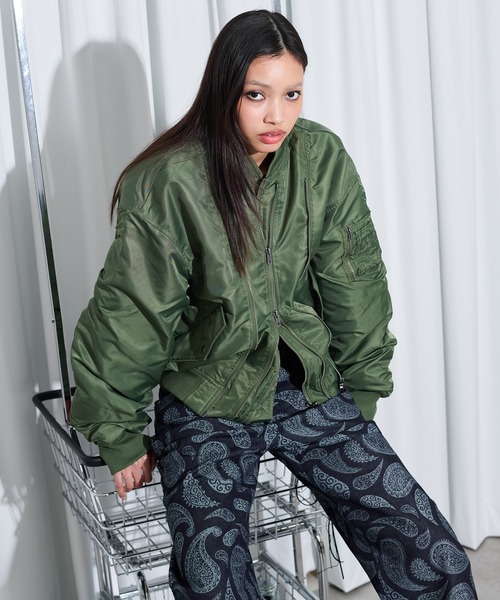 Fashion Nova Men 迷彩　MA-1 ジャケット　パッチワーク 楽天市場】MA-1 ma1 ジャケット メンズ 迷彩/カモフラ ほど良い/中綿