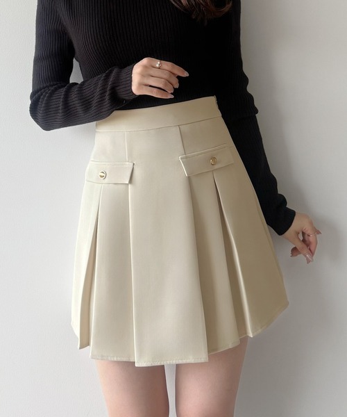 「mipiarl」 キュロット LARGE ダークグレー レディース_画像2