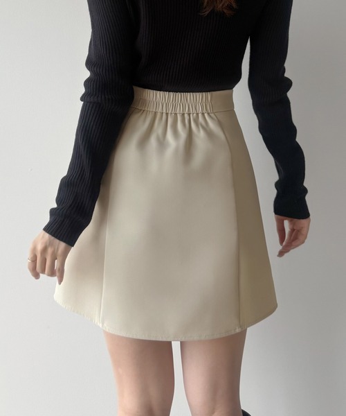 「mipiarl」 キュロット LARGE ダークグレー レディース_画像3