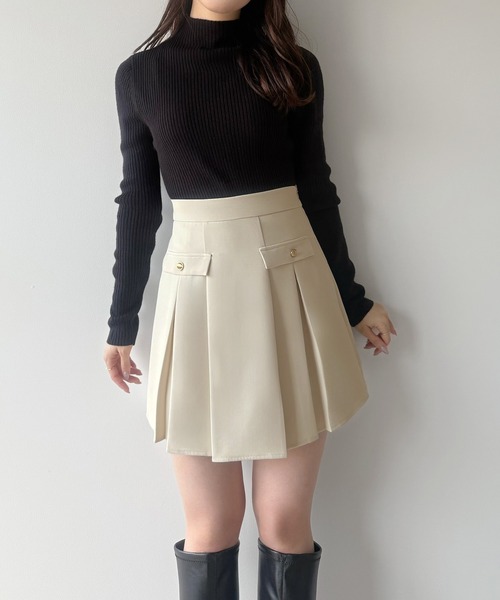 「mipiarl」 キュロット LARGE ダークグレー レディース_画像5