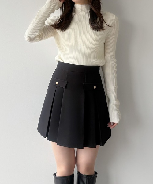 「mipiarl」 キュロット LARGE ダークグレー レディース_画像9